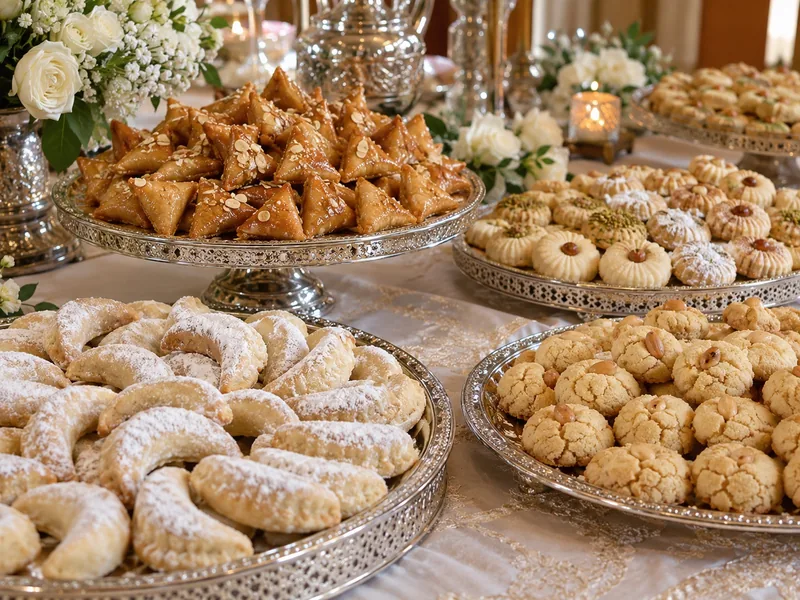Assortiment de pâtisseries marocaines traditionnelles
